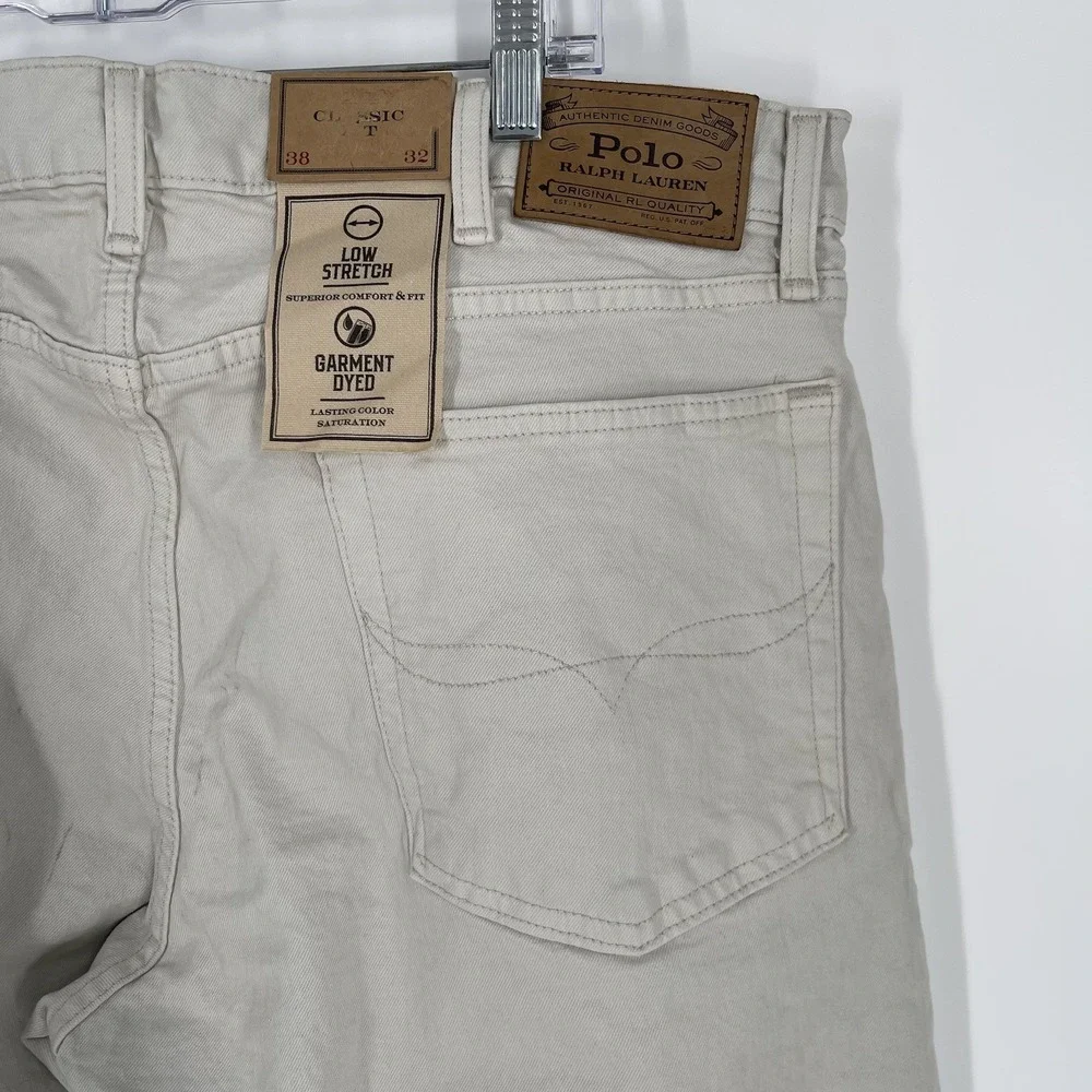NEW Polo Ralph Lauren Men's Slim‎ Straight Stretch Sateen Five-Pocket Pants